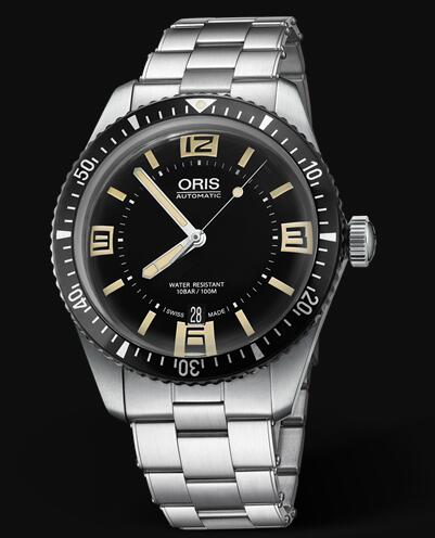 Review Oris Divers Sixty Five 40mm 01 733 7707 4064-07 8 20 18 Replica Watch